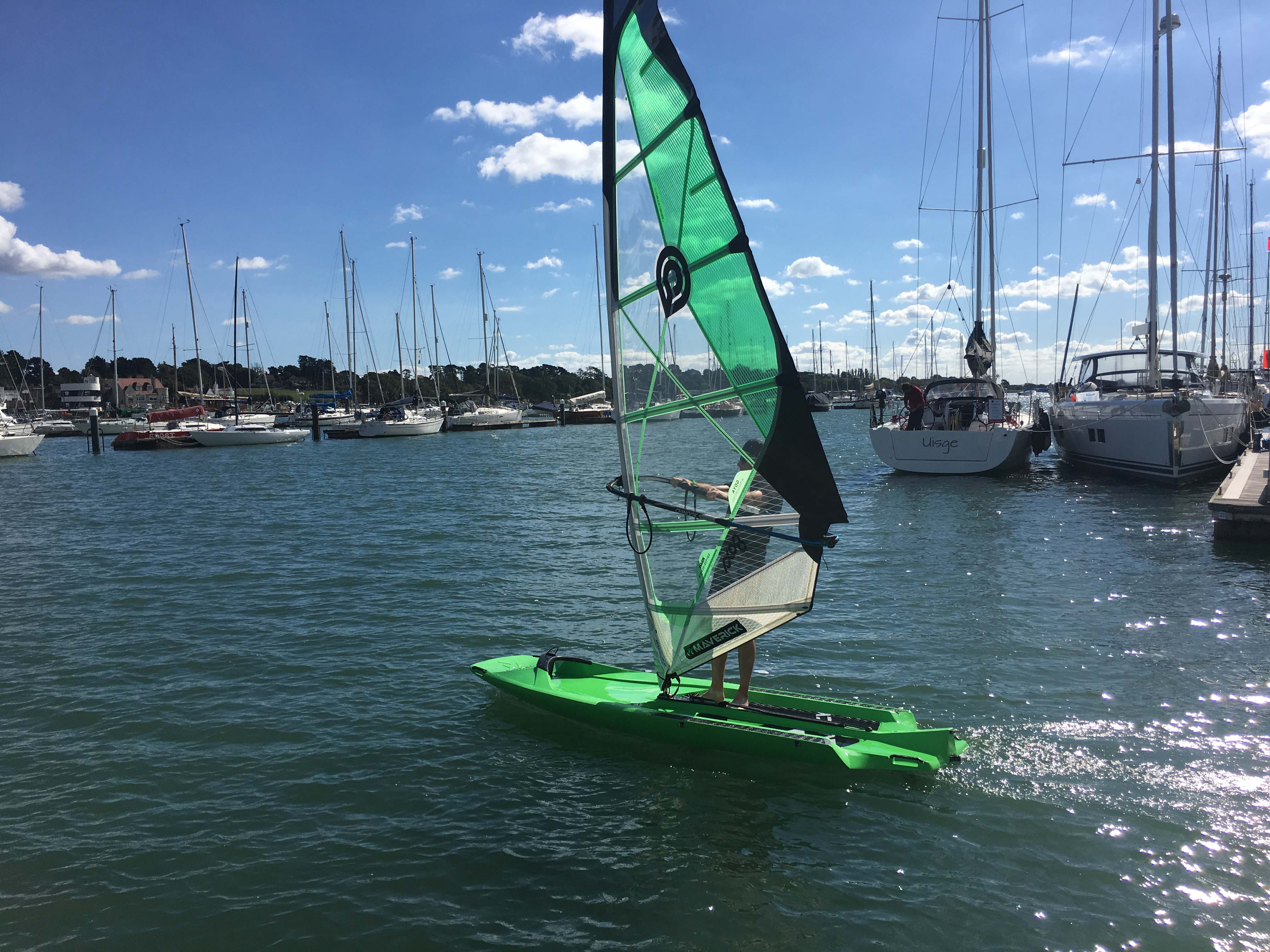 sailboat in maverick