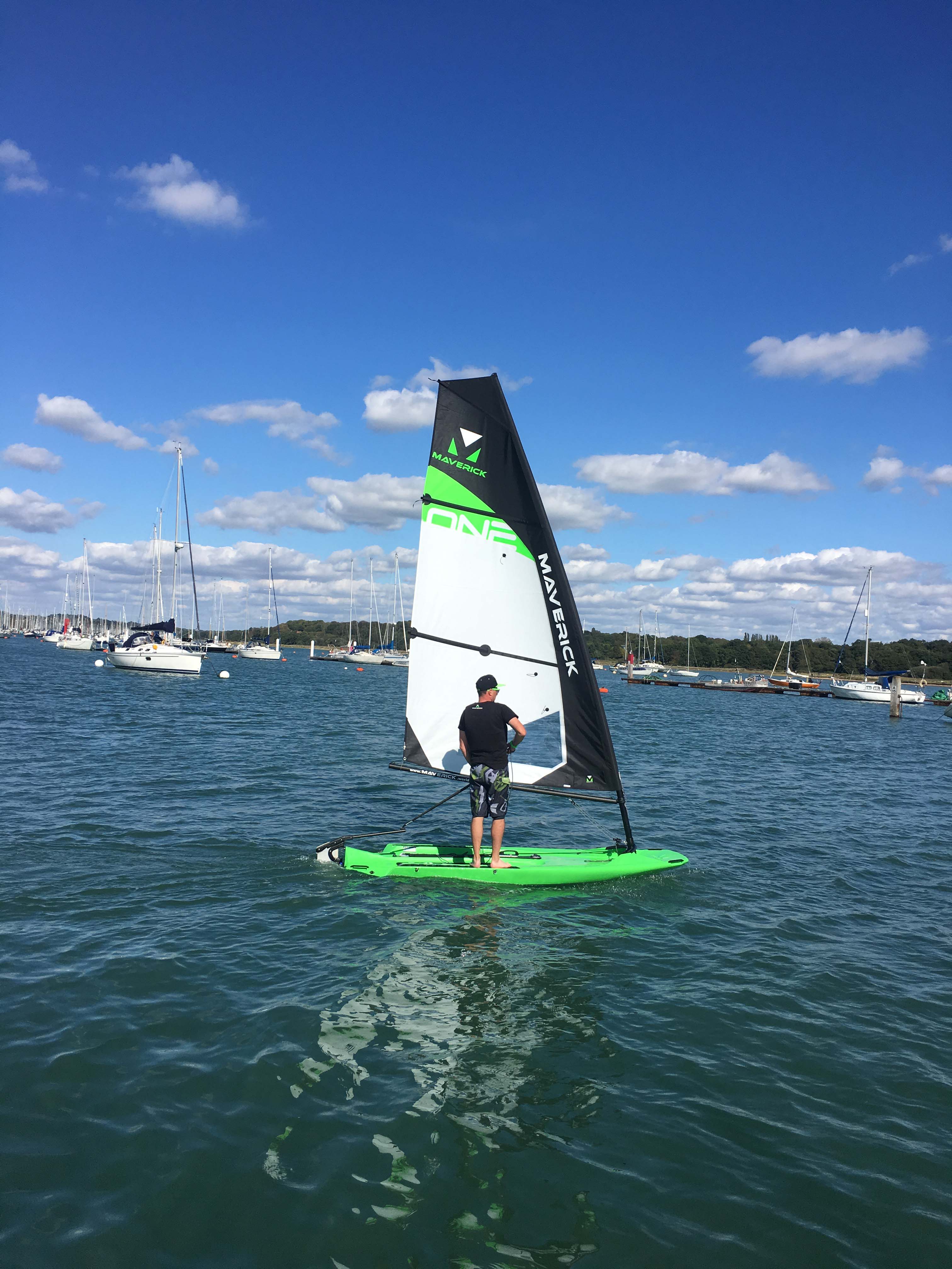 sailboat in maverick