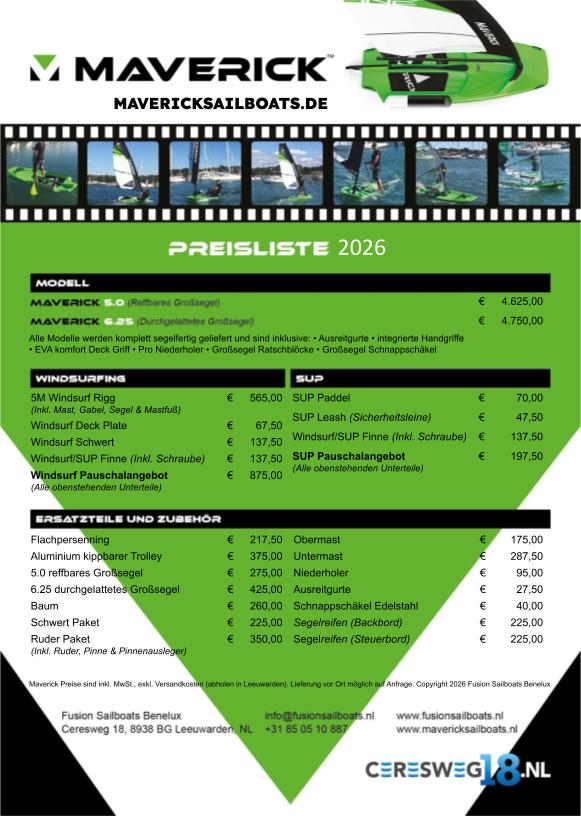 Maverick Preise DE 2023