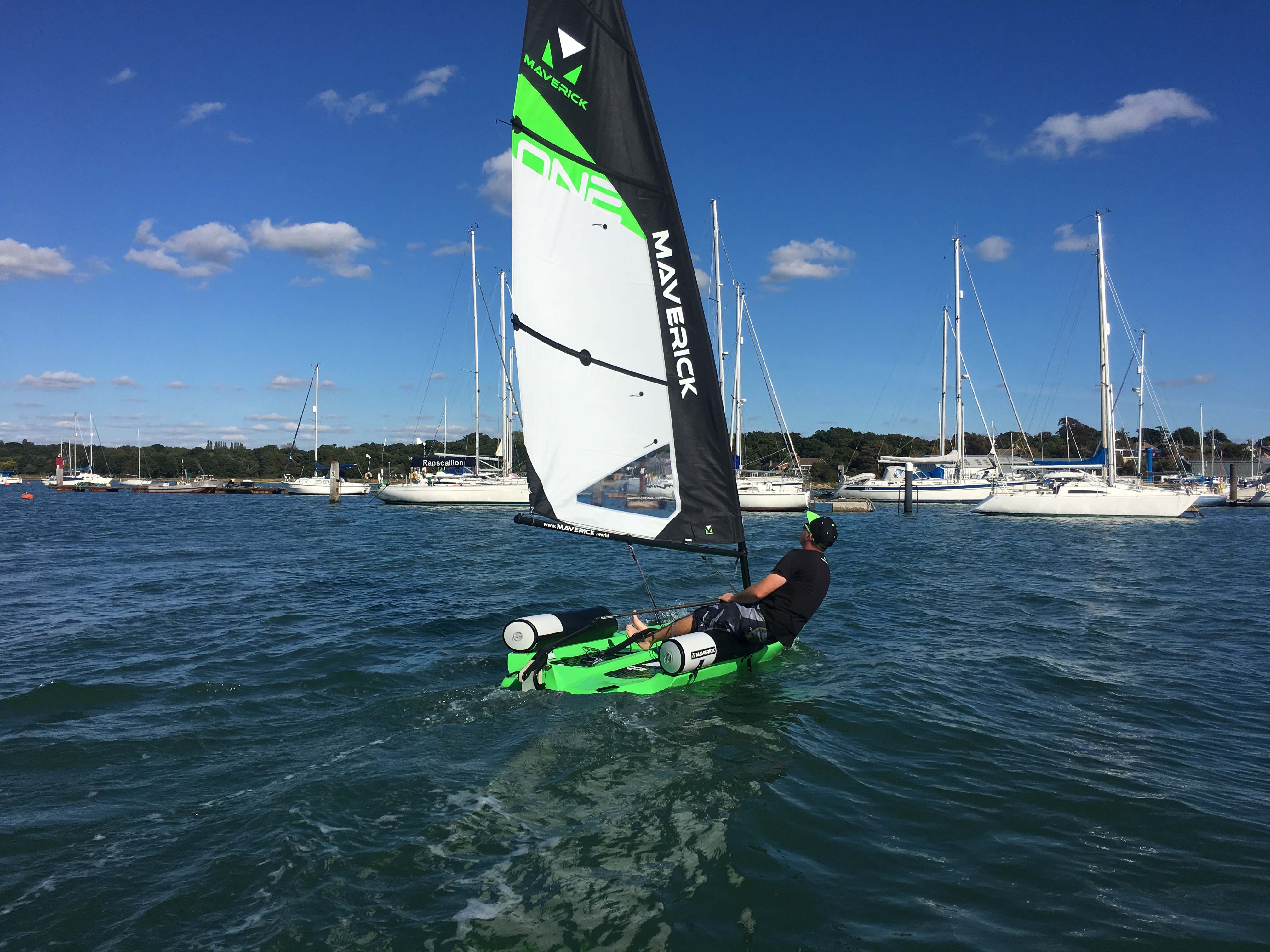 sailboat in maverick